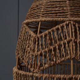 Inlight Marfil String Round Matt Natural Rattan Effect Table Lamp - thumbnail 6
