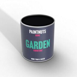 Paintnuts Garden Furniture Fence Shed Table Chairs For Wood Metal & Plastic Weatherproof Matt Paint - Jet Black - 500Ml (Ral9005) - thumbnail 2