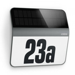Steinel Xsolar Lh-N Anthracite Solar Outdoor House Number Twilight Sensor Dusk To Dawn Incl. Adhesive House Numbers - thumbnail 1