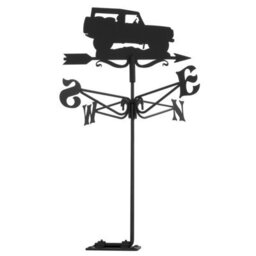 Espira 2932 Vintage Motorcycle Black Mini Weathervane - thumbnail 3