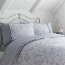 Dreams & Drapes Kristen Grey Soft Touch 28Cm Fitted Bed Sheet Set - thumbnail 2