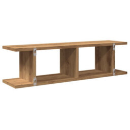Berkfield Wall Shelves 2 Pcs Artisan Oak 75X18X20 Cm Engineered Wood - thumbnail 7