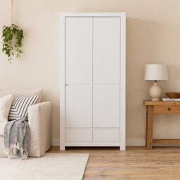 Wyld Haus Vienna 2-Door Wardrobe In Alpine White - thumbnail 1