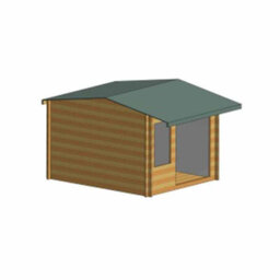 Shire Marlborough 28 mm Log Cabin 12 X 12 Feet - thumbnail 5