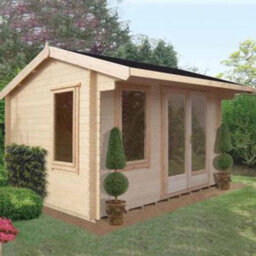 Shire Marlborough 28 mm Log Cabin 12 X 12 Feet - thumbnail 3