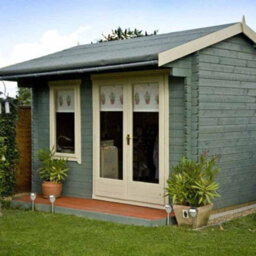 Shire Marlborough 28 mm Log Cabin 12 X 12 Feet - thumbnail 1