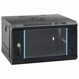 Walplus Network Cabinet With Storage Black 53 X 45 X 30 Cm Steel