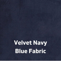 Chaise Lounge In Velvet Navy Blue - thumbnail 8