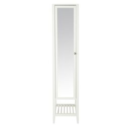 GoodHome Perma Tall Satin White Single Freestanding Bathroom Cabinet (H)185Cm (W)40.2Cm - thumbnail 2