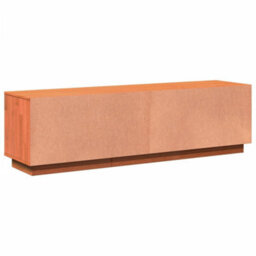 Berkfield Tv Cabinet Wax Brown 140X35X40 Cm Solid Wood Pine - thumbnail 8