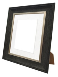 Frames By Post Scandi Charcoal Grey Frame With White Mount For Image Size 10 X 6 - thumbnail 4