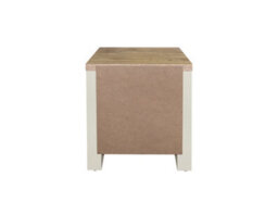 Birlea Highgate 1 Drawer Lamp Table Cream & Oak - thumbnail 5
