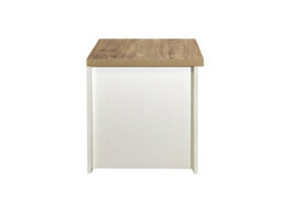 Birlea Highgate 1 Drawer Lamp Table Cream & Oak - thumbnail 4