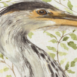 Evans Lichfield Shugborough Heron Traditional Feather Rich Cushion - thumbnail 4
