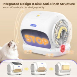 Robotail Xxxl Self-Cleaning Cat Litter Box, 106L Extra-Large Automatic Cat Litter Box For Multiple Cats, Smart App Control, Patent - thumbnail 4