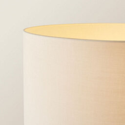 Valuelights Camden Brushed Chrome Tripod Floor Lamp With Cream Shade - thumbnail 5