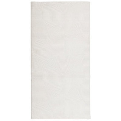 Berkfield Modern Rug Iza Short Pile Scandinavian Look Cream 100X200 Cm
