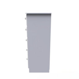 Stratford 5 Drawer Chest In White Ash (Ready Assembled) - thumbnail 2