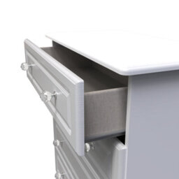 Stratford 5 Drawer Chest In White Ash (Ready Assembled) - thumbnail 5