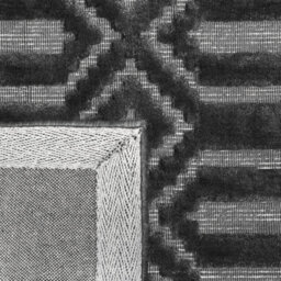 Beliani Home Grey Viscose Geometric Hand-Woven Flatweave Rug 80 X 150 Cm - thumbnail 6