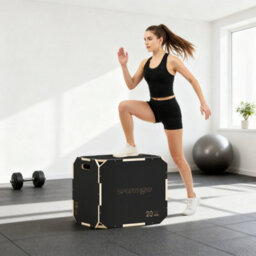 Sportnow Non-Slip Plyo Box, Corner-Free Wooden Jump Box, 41 X 61 X 51 Cm - thumbnail 8