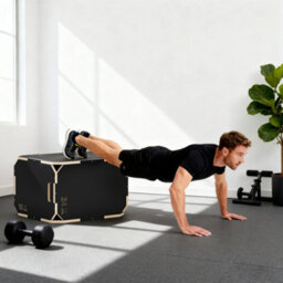 Sportnow Non-Slip Plyo Box, Corner-Free Wooden Jump Box, 41 X 61 X 51 Cm - thumbnail 9