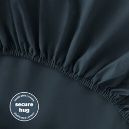Silentnight Cotton Rich T180 Fitted Sheet - Indigo - thumbnail 3