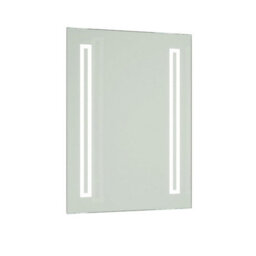 First Choice Lighting Pair Of Battery Operated Rectangular Led Illuminated Bathroom Mirrors - thumbnail 3