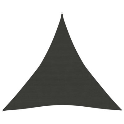 Berkfield Sunshade Sail 160 G/m2 Anthracite 4.5X4.5X4.5 M Hdpe - image 1