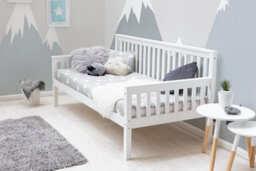 Blythe White Wooden Day Bed Single Bed 3Ft - thumbnail 4