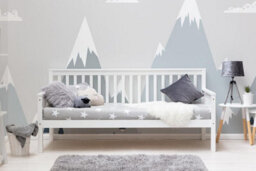 Blythe White Wooden Day Bed Single Bed 3Ft - thumbnail 3