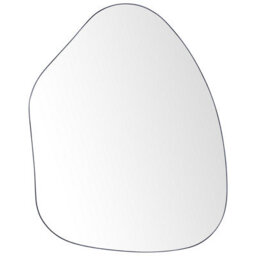 Beliani Wall Mirror Puteaux 70 Cm 92 Cm Metal Black - thumbnail 1