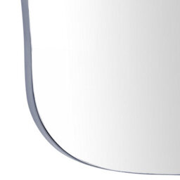 Beliani Wall Mirror Puteaux 70 Cm 92 Cm Metal Black - thumbnail 5