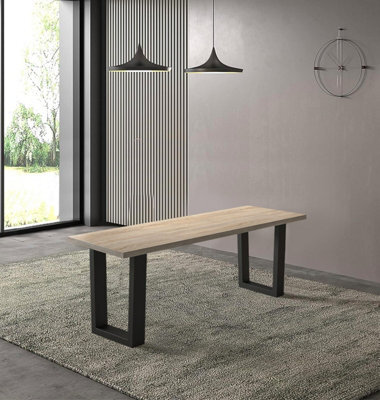 Hallowood Furniture Dudley Dining Bench - 120Cm - image 1