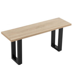 Hallowood Furniture Dudley Dining Bench - 120Cm - thumbnail 8