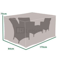 Kct Weatherproof Outdoor Rectangle Garden Furniture Cover - Small - thumbnail 2