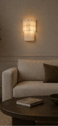 Brass bee Alabaster Wall Light. Solid Brass Wall Sconce. Antique Brass Satin Brass - thumbnail 5