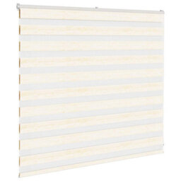 Berkfield Zebra Blind Marble Beige 160X100 Cm Fabric Width 155.9 Cm Polyester - thumbnail 3