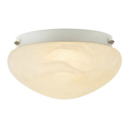 Happy Homewares Traditional Alabaster Glass Ip44 Bathroom Ceiling Lighting Fixture - thumbnail 2