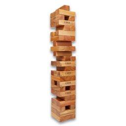 Uber Games Tumble Towers - Varnished Hardwood - Mega - thumbnail 2