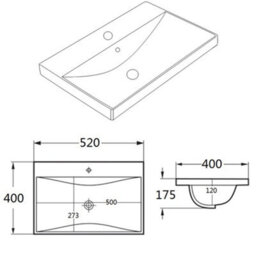 Aveli Fluted 500mm Bathroom Vanity Unit Basin Floorstanding Cupboard Soft Close Walnut - thumbnail 7