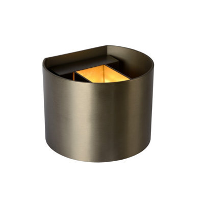Lucide Xio Modern Up Down Wall Light - Led Dim. - G9 - 1X3,5W 2700K - Rust Brown - image 1