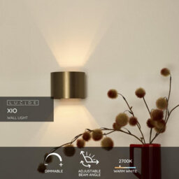 Lucide Xio Modern Up Down Wall Light - Led Dim. - G9 - 1X3,5W 2700K - Rust Brown - thumbnail 2