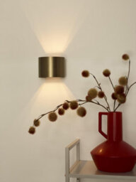 Lucide Xio Modern Up Down Wall Light - Led Dim. - G9 - 1X3,5W 2700K - Rust Brown - thumbnail 4