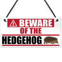 Red Ocean Hedgehog Warning Nesting Care