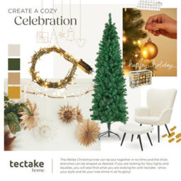 Tectake Christmas Tree Comet - Artificial Christmas Tree In Green With Lifelike Look - 200 Cm - Green - thumbnail 8