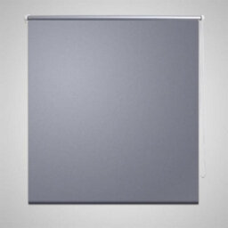 Berkfield Roller Blind Blackout 120 X 175 Cm Grey - thumbnail 1