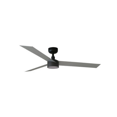 Luminosa Lighting Luminosa Cruiser Large 3 Blade Ceiling Fan Matt Black, Aluminium With Light 2700 - 4000 - 6500K Tuya Smart System - image 1