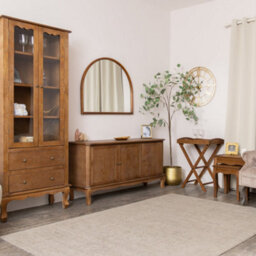 Melody Maison Dark Wood Set Of 2 Nest Of Tables - Ashwell Range - thumbnail 8