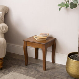 Melody Maison Dark Wood Set Of 2 Nest Of Tables - Ashwell Range - thumbnail 5